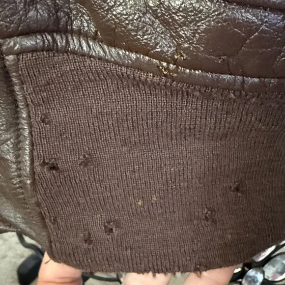 VINTAGE LEATHER G-1 FLIGHT JACKET US NAVY - Picture 13 of 16